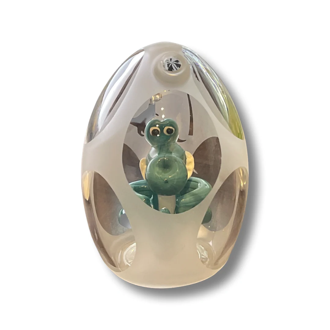 5" Yosher Egg Water Pipe With 14MM Banger - Image 2