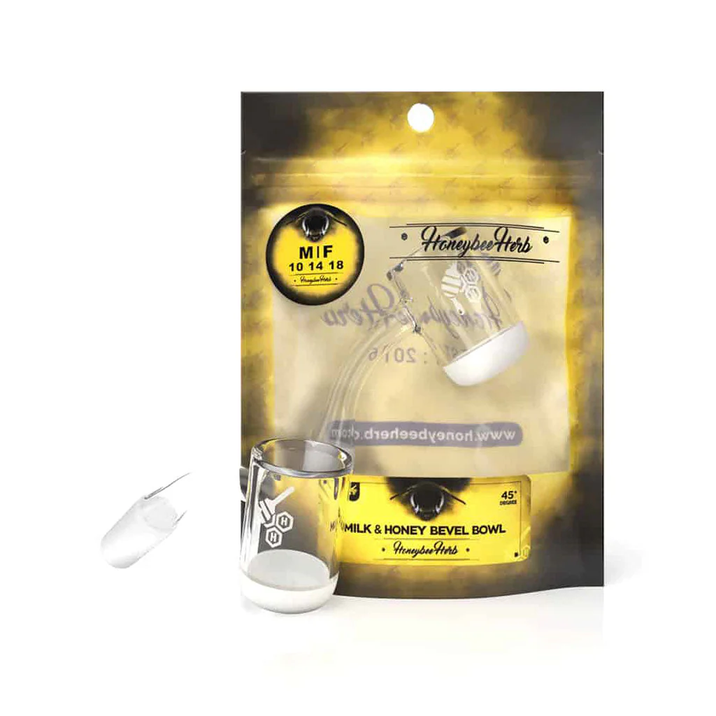 HONEY & MILK BEVEL BOWL QUARTZ BANGER - 45° DEGREE | YL (ONLINE ONLY) - Image 2