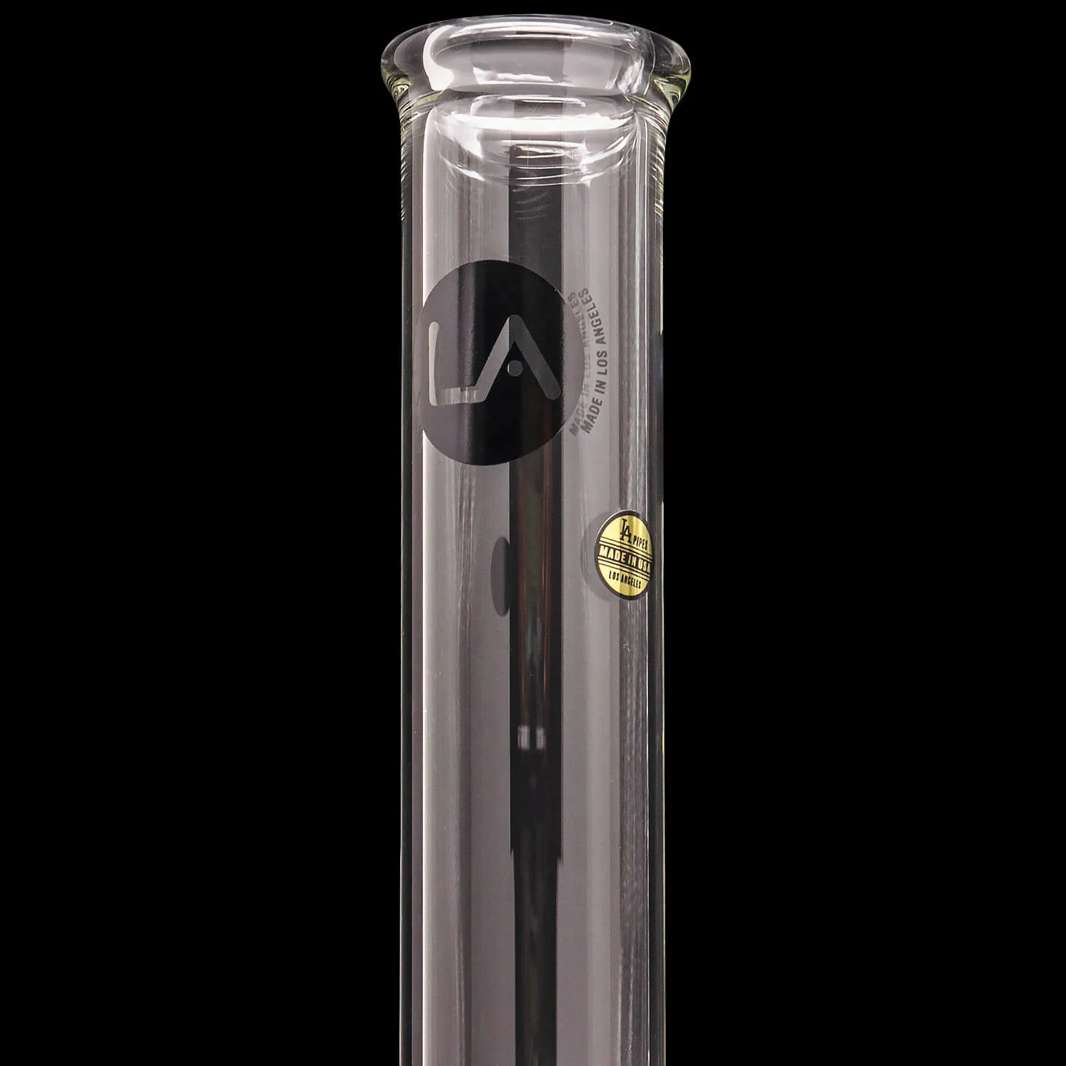 LA Pipes 12" Clear Straight Shot Bong (ONLINE ONLY) - Image 9