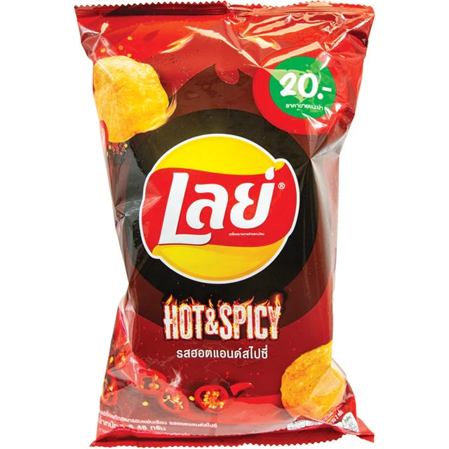 Lays Chips Hot & Spicy Flavor 48g (THAILAND)