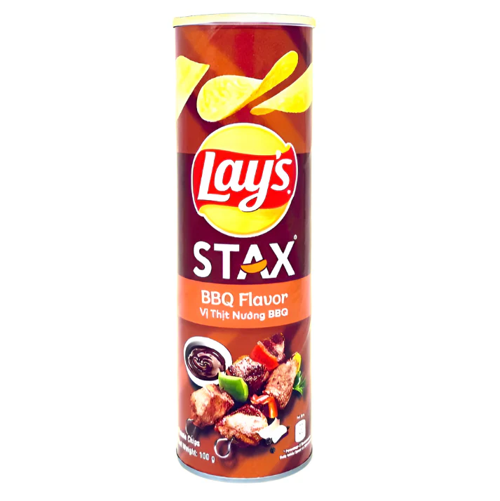 Lay's Chips Stax BBQ 100g (VIETNAM)